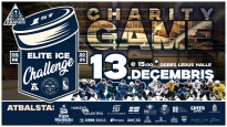ELITE ICE CHALLENGE labdarības spēle 13.decembrī