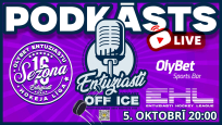 Off Ice Podcast - tiešraidē - 5.oktobrī plkst. 20:00