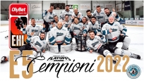 OlyBet EHL 11. sezonas E5 čempioni - HK Ice Wolves