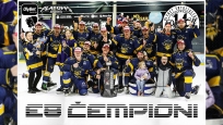 OLYBET EHL E8 DIVĪZIJAS NAMEJA KAUSA IZCĪŅAS ČEMPIONI - VIKINGI