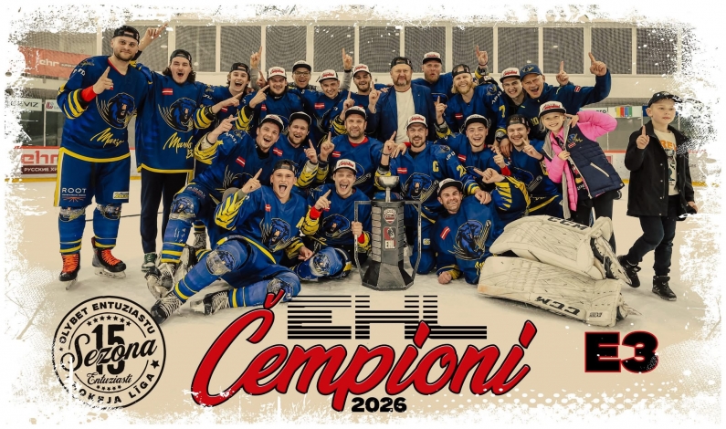 🏆 E3 DIVĪZIJAS ČEMPIONI - MARELS BŪVE
