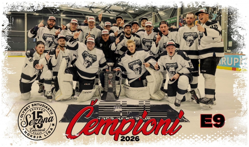 🏆 E9 DIVĪZIJAS ČEMPIONI - PINGVĪNI