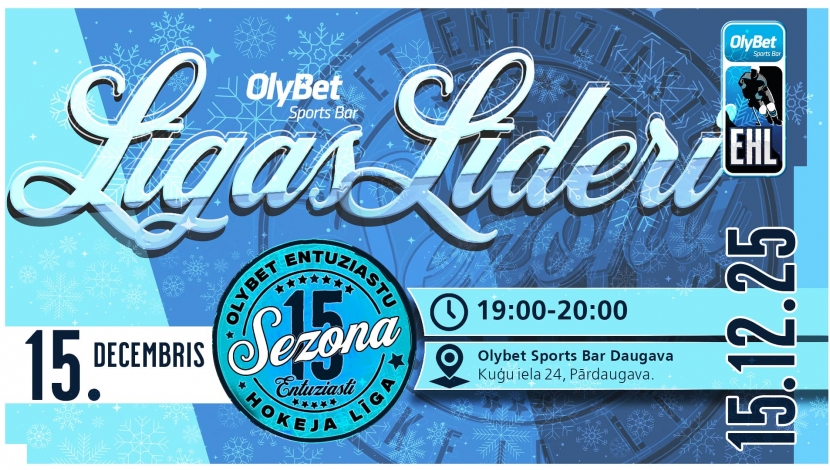 15.sezonas līgas līderu apbalvošana - Novembra labākie spēlētāji