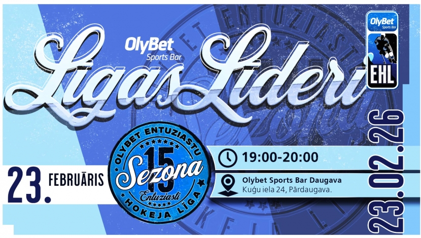 Janvāra līgas līderu apbalvošana notiks 23.februārī