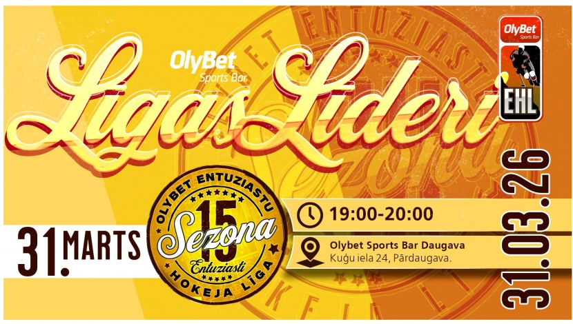 Noslēdzošā Līgas līderu apbalvošana notiks 31.martā