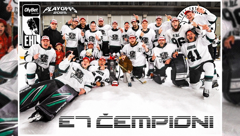 OLYBET EHL E7 DIVĪZIJAS NAMEJA KAUSA IZCĪŅAS ČEMPIONI - ĶEKAVA ELITE